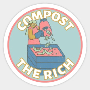 Compost the Rich Sticker